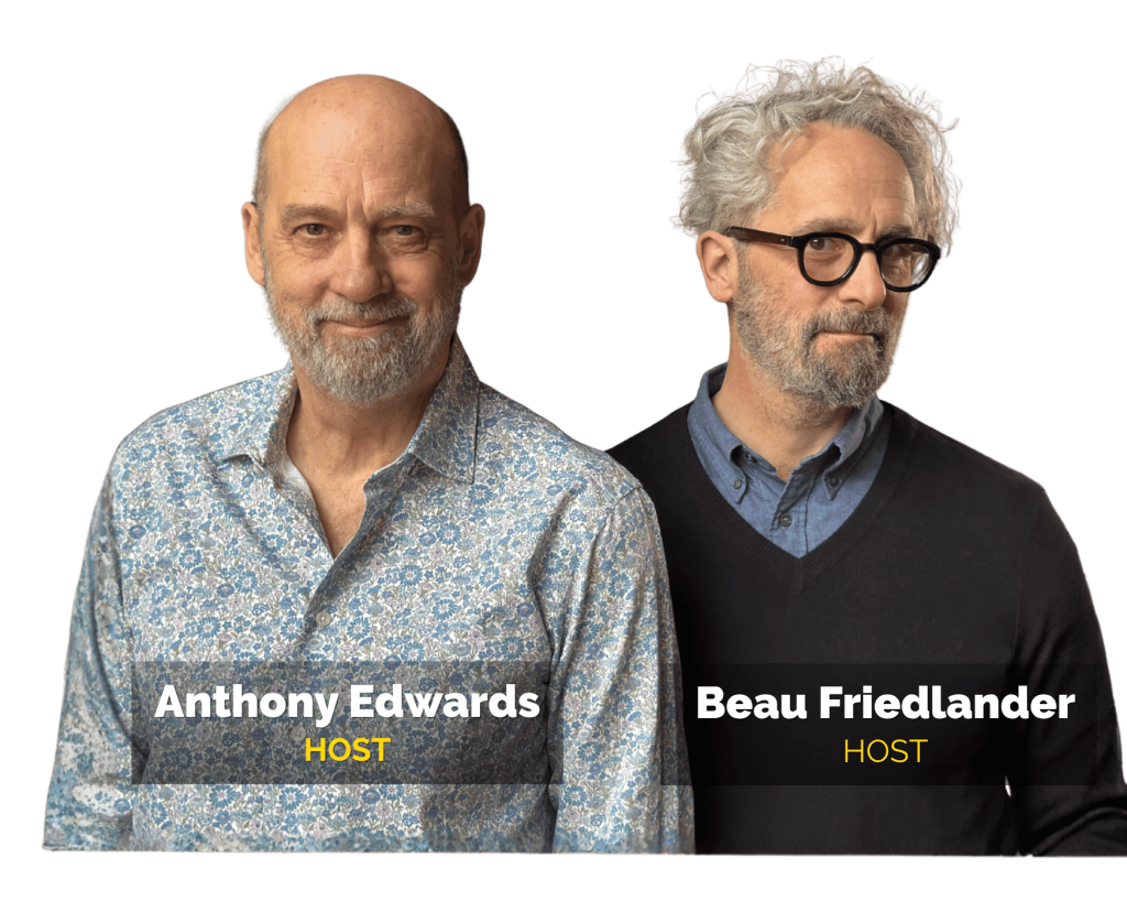You’re Not Alone podcast hosts Anthony Edwards and Beau Friedlander
