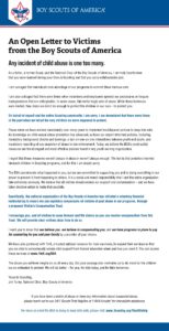 BSA Letter